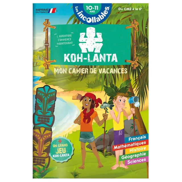 Frigobloc Incollables Koh Lanta cahier CM2 6e 2025