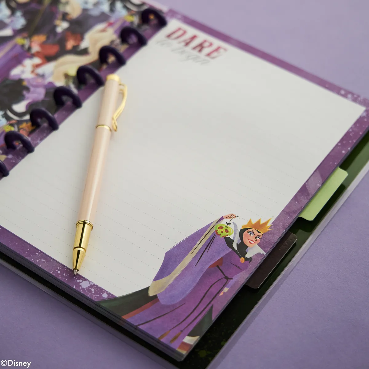 Happy Planner Disney Villains carnet pointillé 60 feuilles