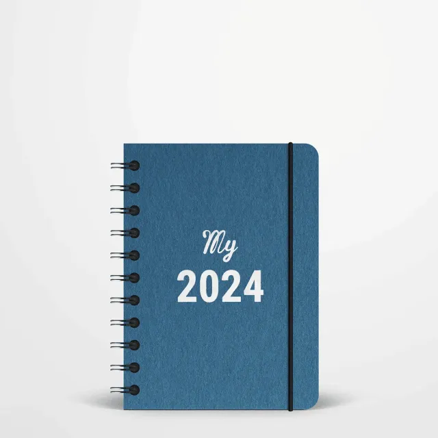 My365 My Agenda 2024 agenda poche A6 spirale recyclé
