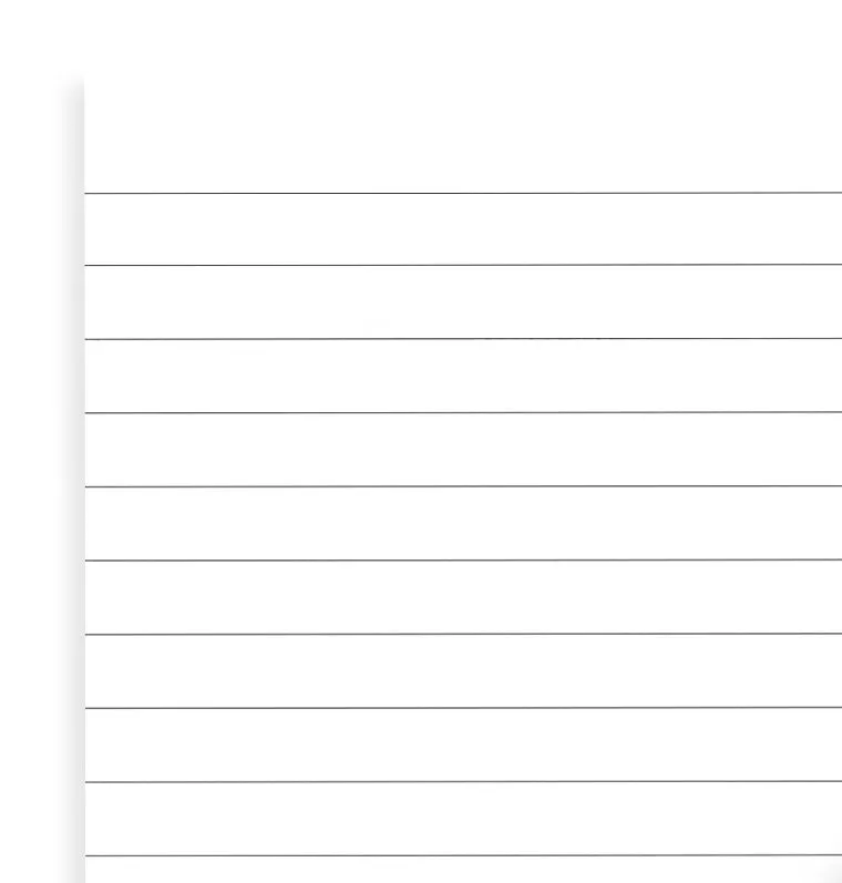 Filofax Classic bloc-notes ligné A5 blanc 50 feuilles