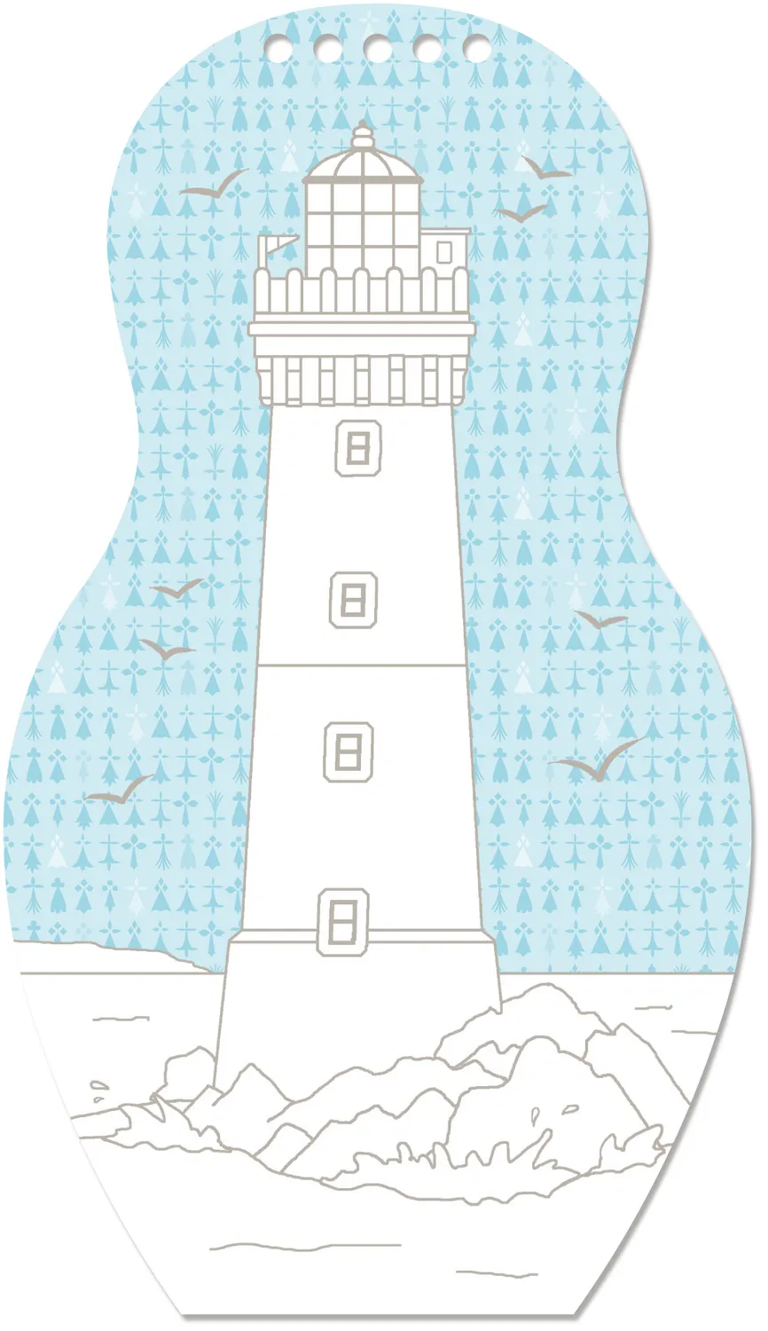 Frigobloc Minimiki Maëlle en Bretagne carnet créatif stickers