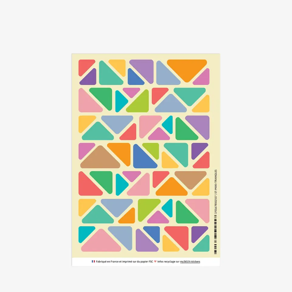 My365 Triangles stickers déco