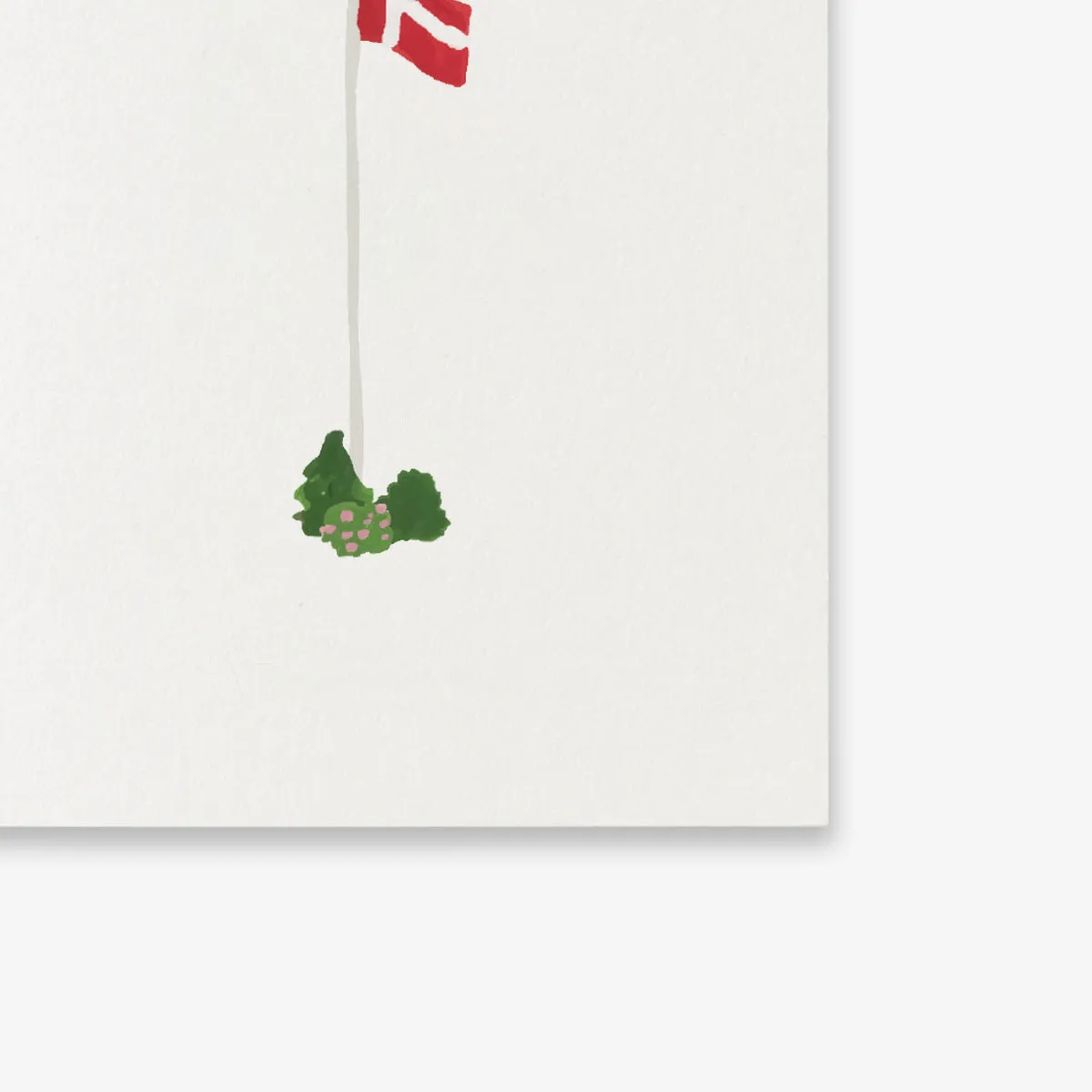 Kartotek Flagstang petite carte vœux mât drapeaux