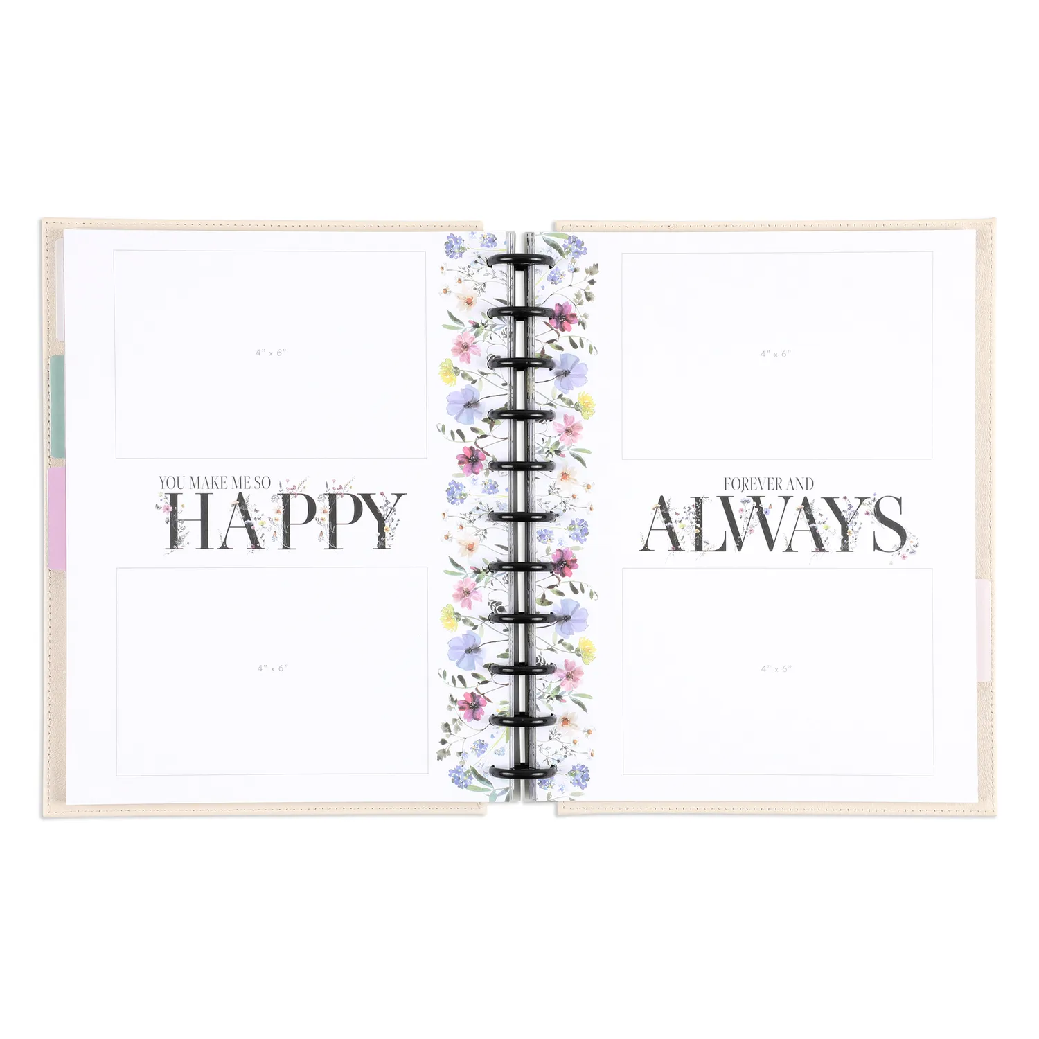 Happy Planner Blooming Romance journal mariage Big 80 feuilles