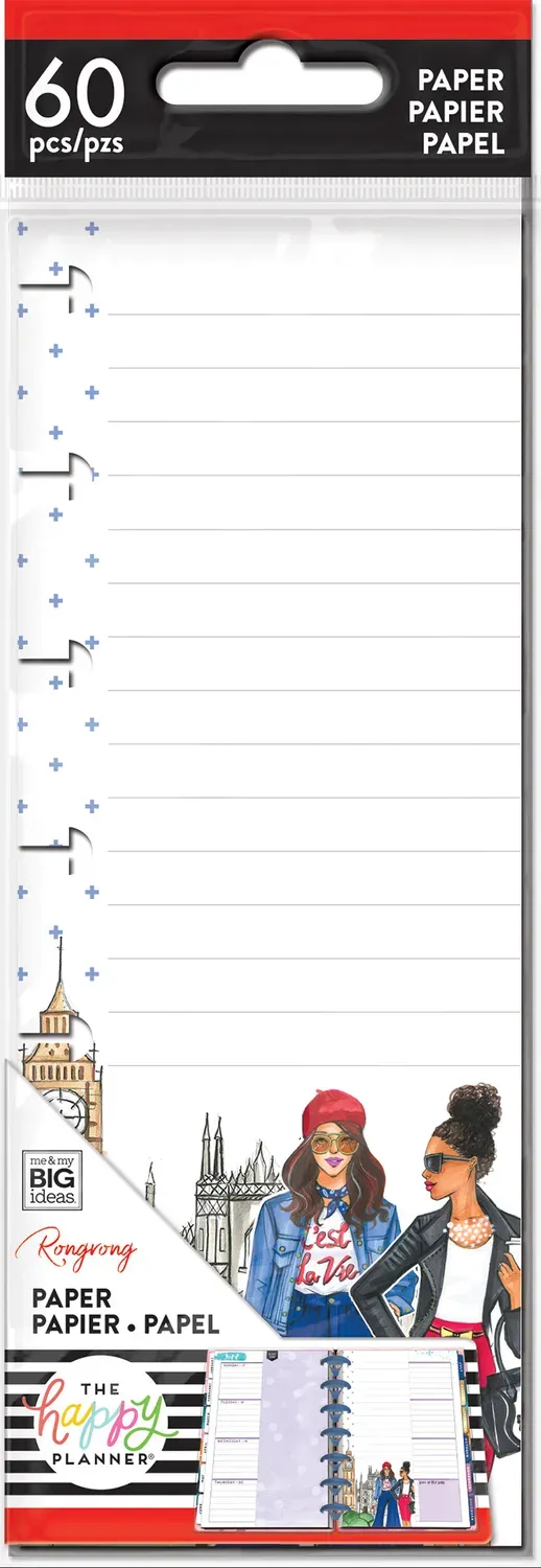 Happy Planner Rongrong Mini demi-feuilles notes 60 feuilles
