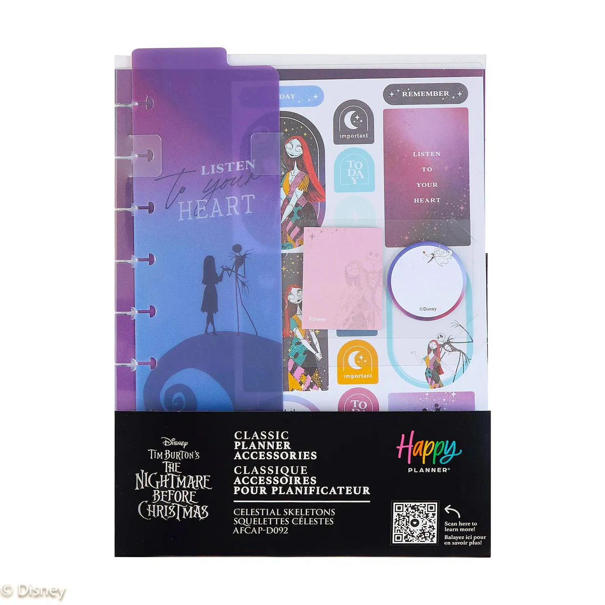 Happy Planner Nightmare Christmas kit accessoires Classic
