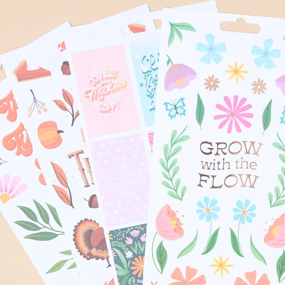 Happy Planner Seasons of Joy stickers 30 planches 747 motifs saisonniers
