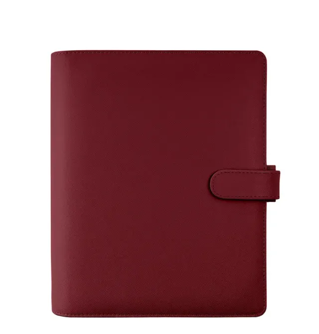 Filofax Saffiano organiser A5 modulaire Dark Cherry cuir