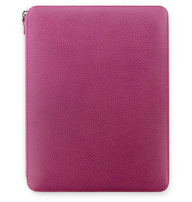 Filofax Finsbury A4 porte-documents zippé framboise