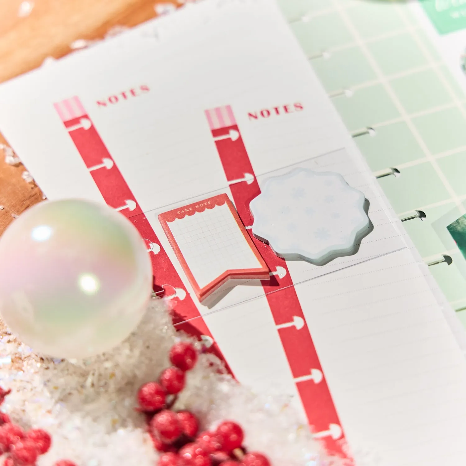 Happy Planner Seasonal Charm Classic kit accessoires hiver