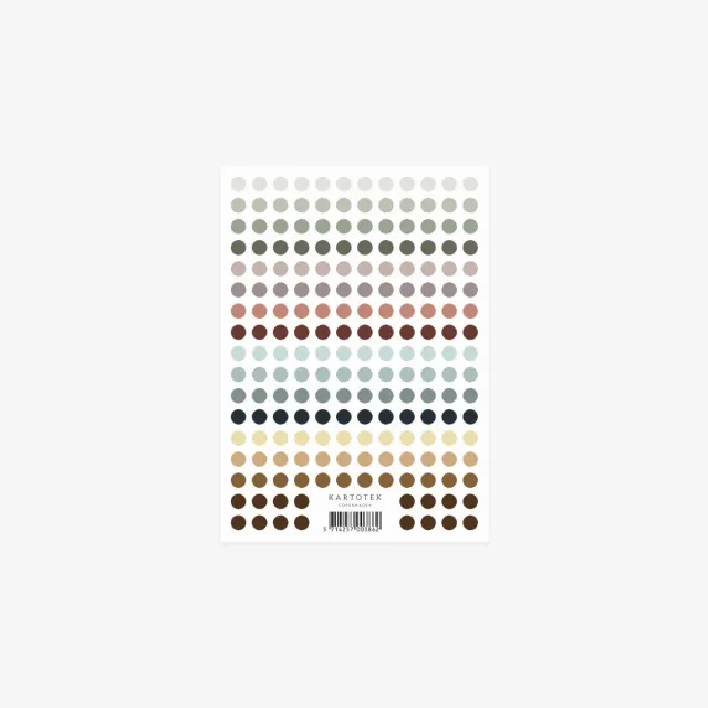 Kartotek World stickers micro dots pour planning
