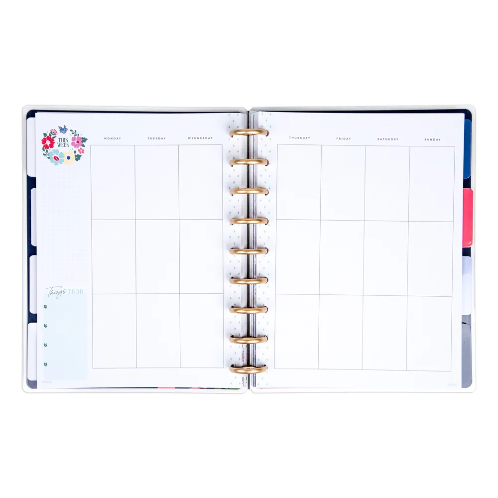 Happy Planner Disney Blanche-Neige agenda disques vertical non daté