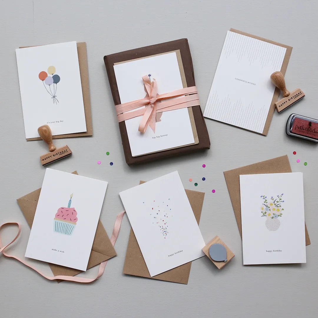 Kartotek Confetti carte anniversaire