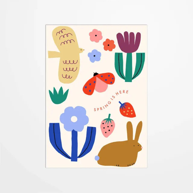 My365 Jennifer Bouron Spring is here carte postale