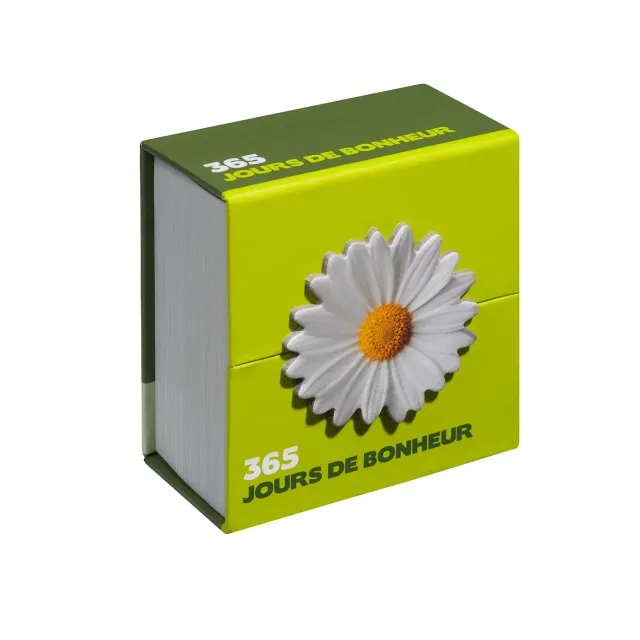 Frigobloc 365 jours de bonheur mini calendrier positif