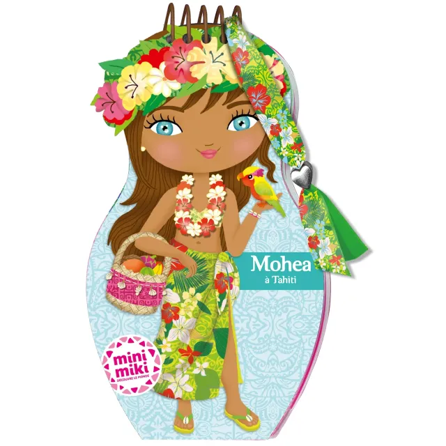 Frigobloc Minimiki Mohea à Tahiti carnet créatif stickers bracelet