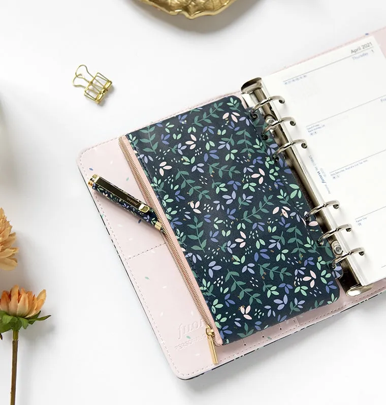 Filofax Garden pochette zippée A5 motif fleurs