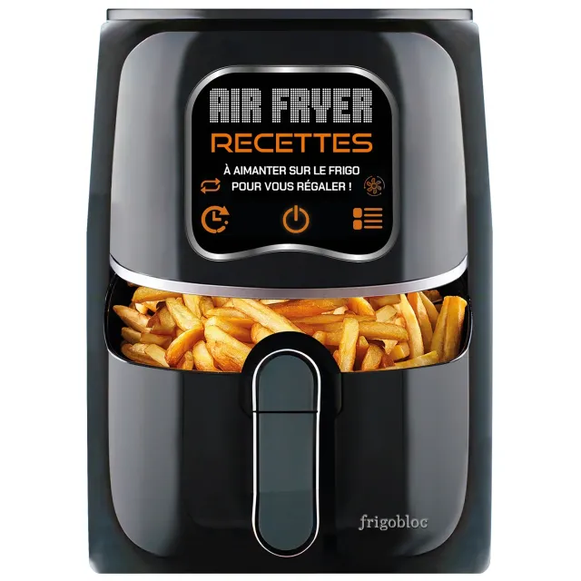 Frigobloc Fiches recettes Air Fryer 60 fiches aimantées frigo