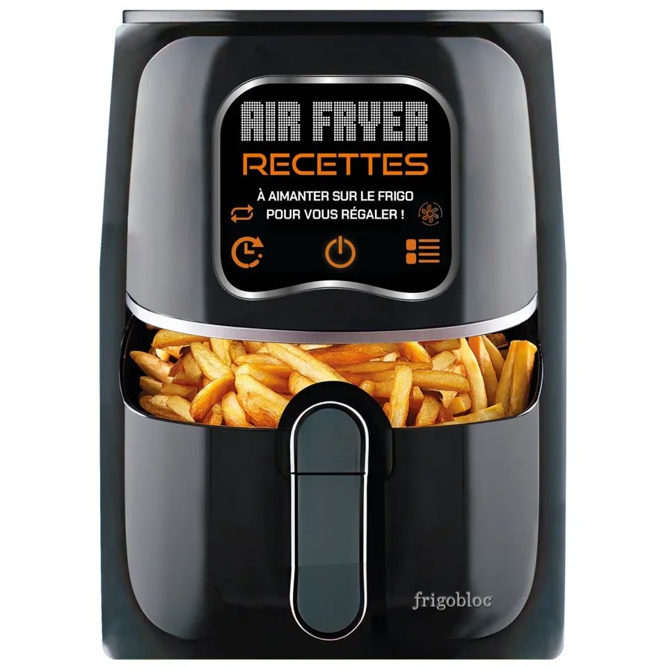 Frigobloc Fiches recettes Air Fryer 60 fiches aimantées frigo