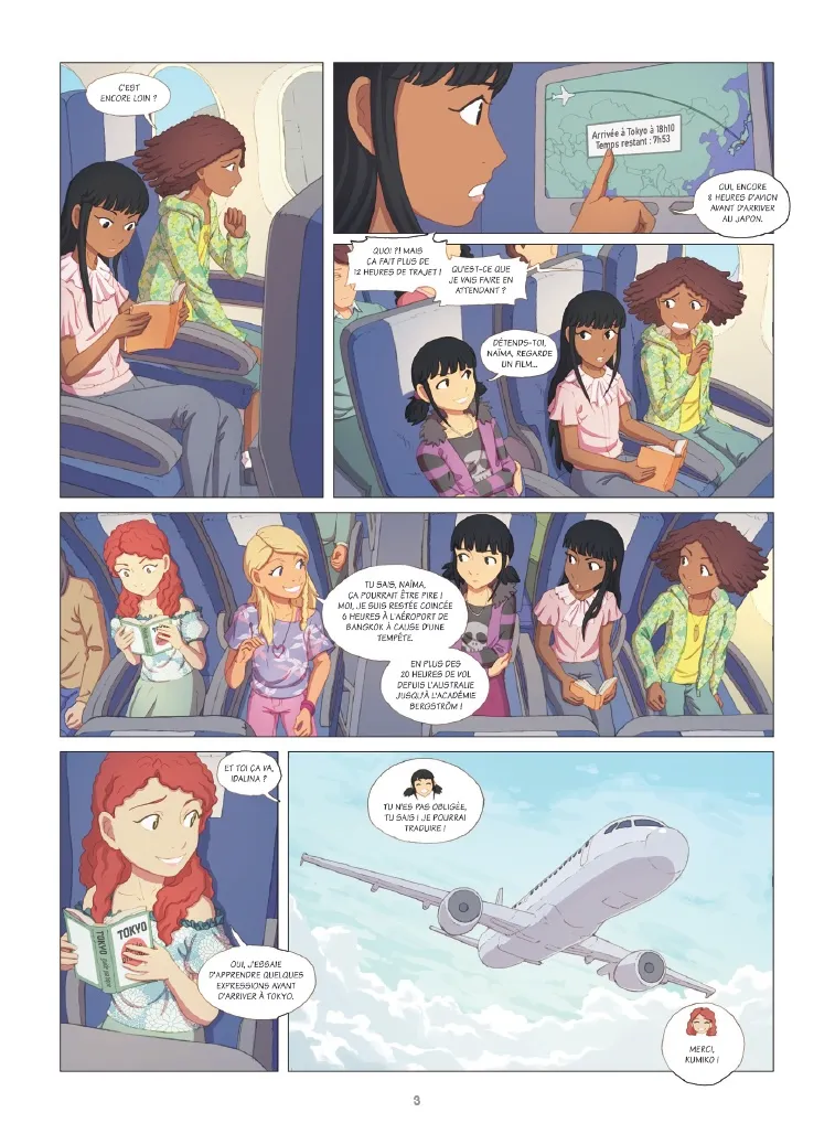 Frigobloc Kinra Girls Tome 4 Enquête à Tokyo BD fille