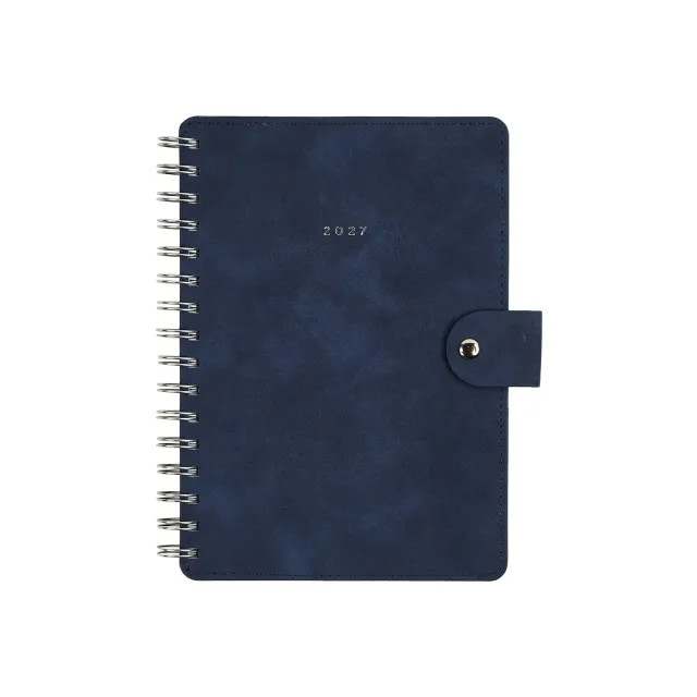 Happy Planner Citrine agenda spirale 2027 navy A5 professionnel