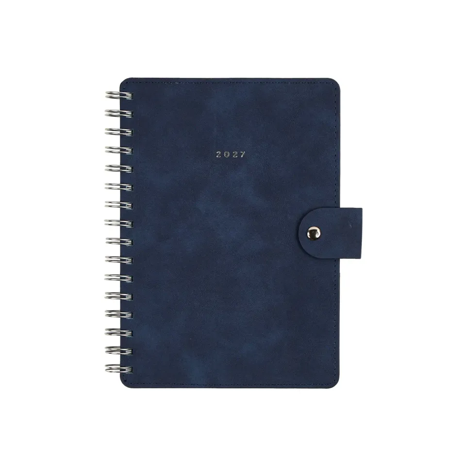 Happy Planner Citrine agenda spirale 2027 navy A5 professionnel
