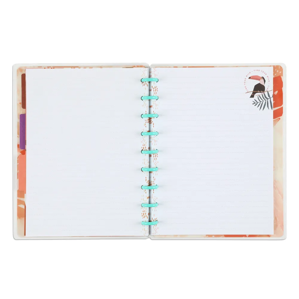 Happy Planner Tropical Boho carnet pointillé 60 feuilles