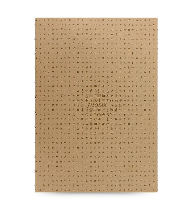 Filofax Classic Notebook bloc ligné A4 noir
