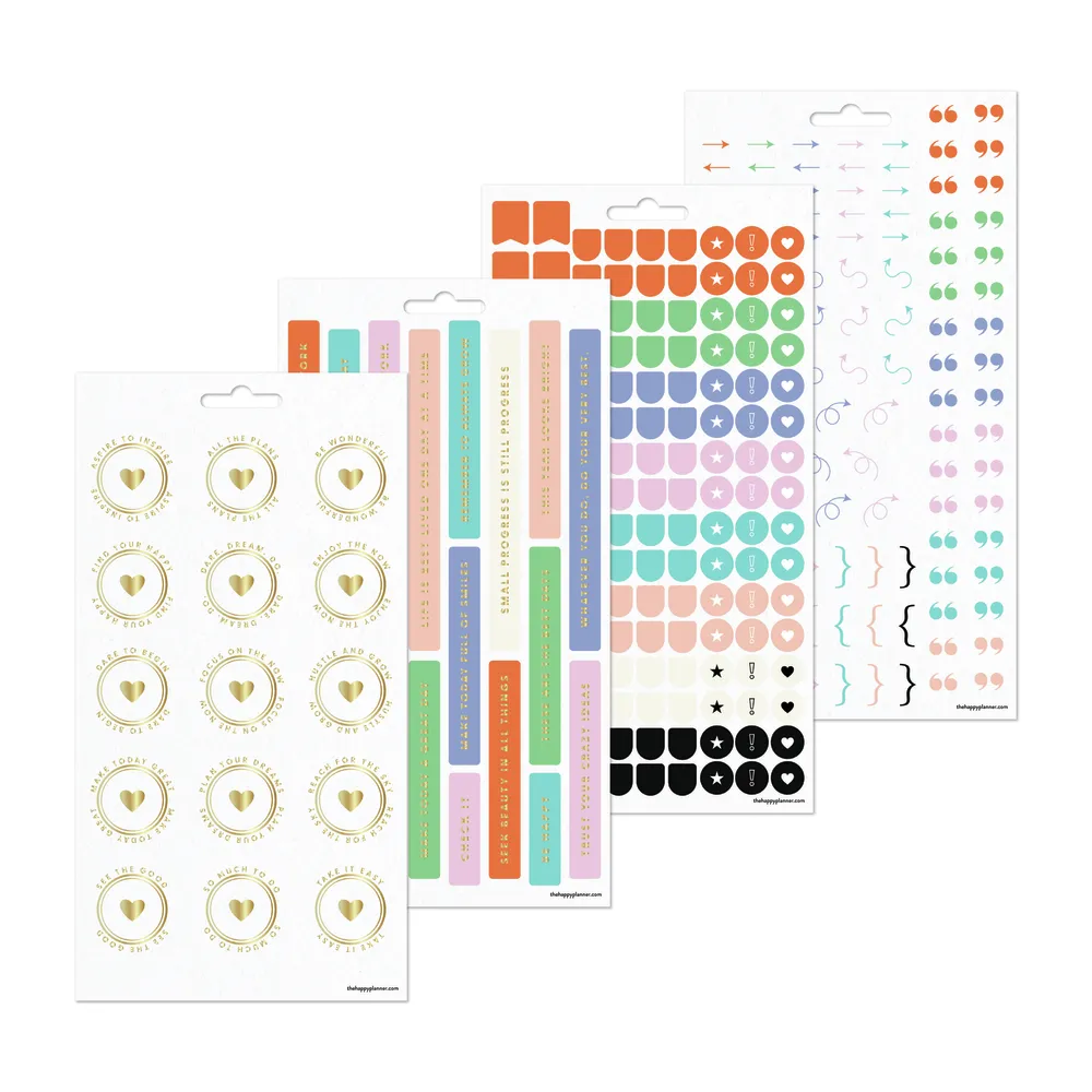 Happy Planner Pop of Positivity agenda Classic non daté