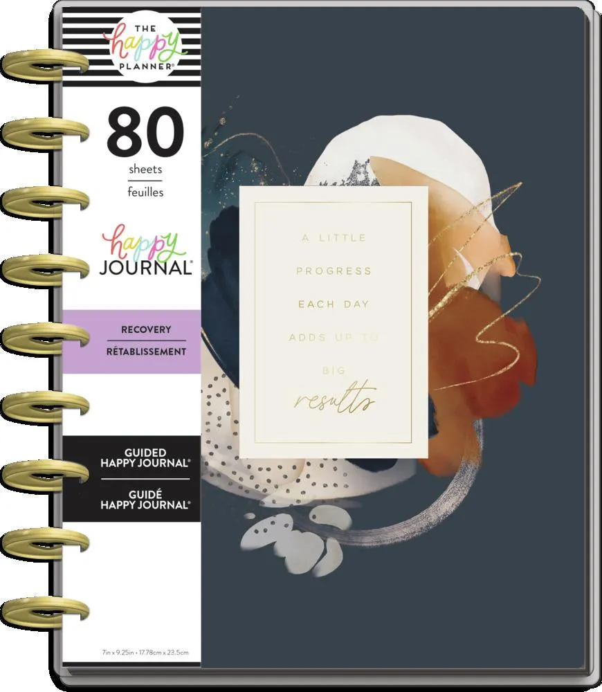Happy Planner Abstract Watercolor Classic journal guidé recovery