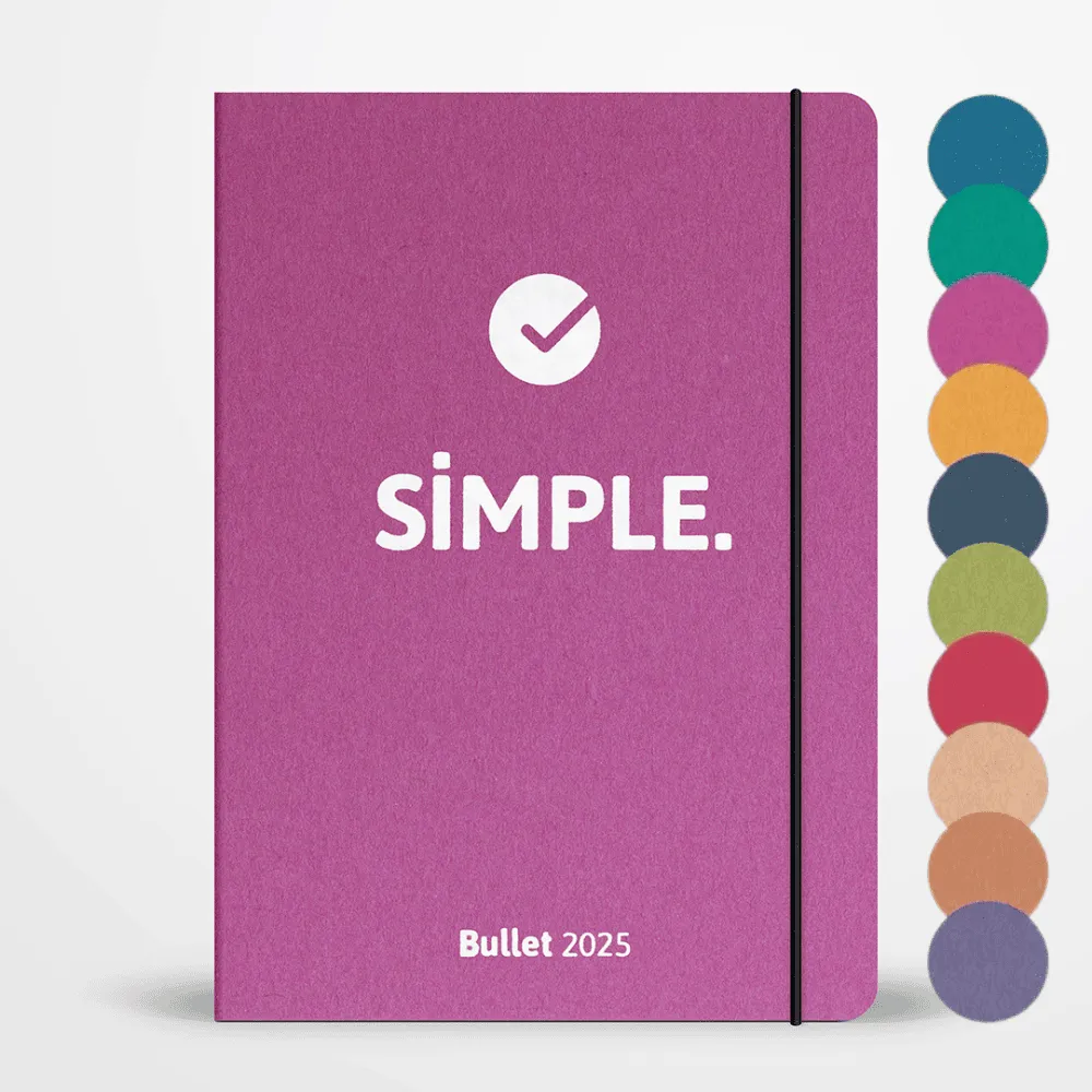 My365 SIMPLE Duo Organisation 2025 agenda A5 Zen recyclé