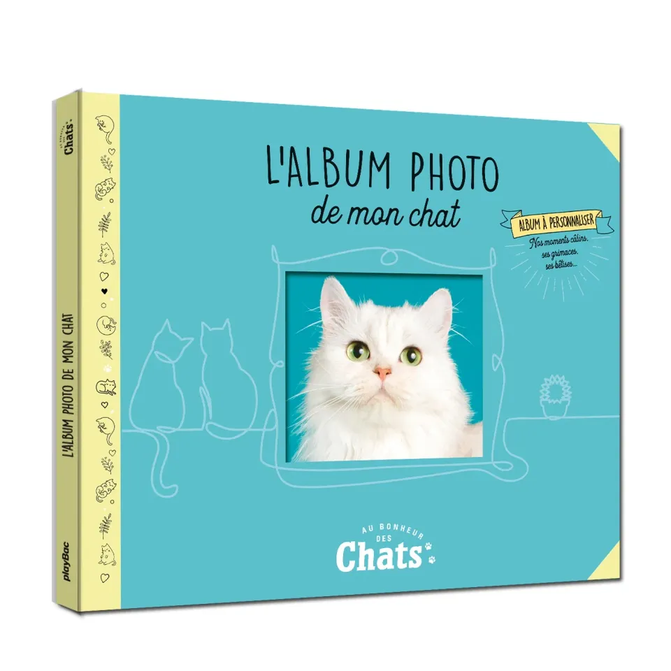 Frigobloc Album photos de mon chat album à personnaliser