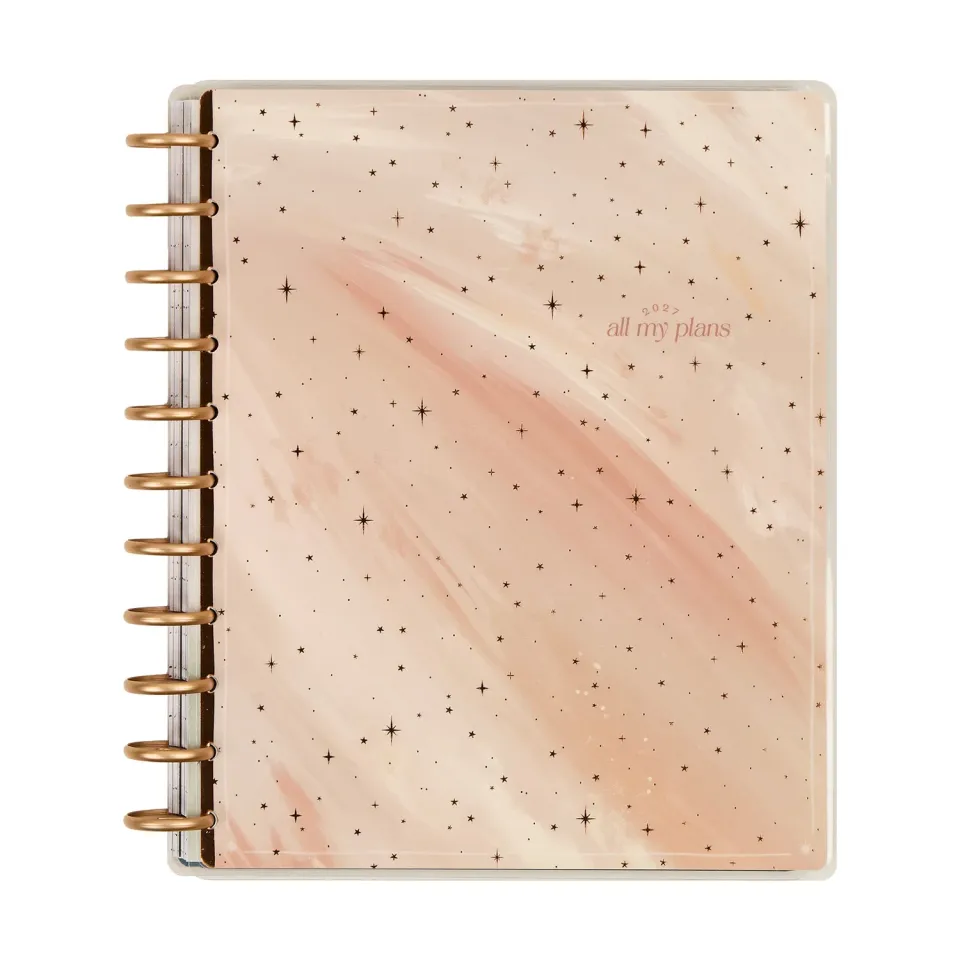 Happy Planner Starlit Glow agenda Big 2027 horizontal