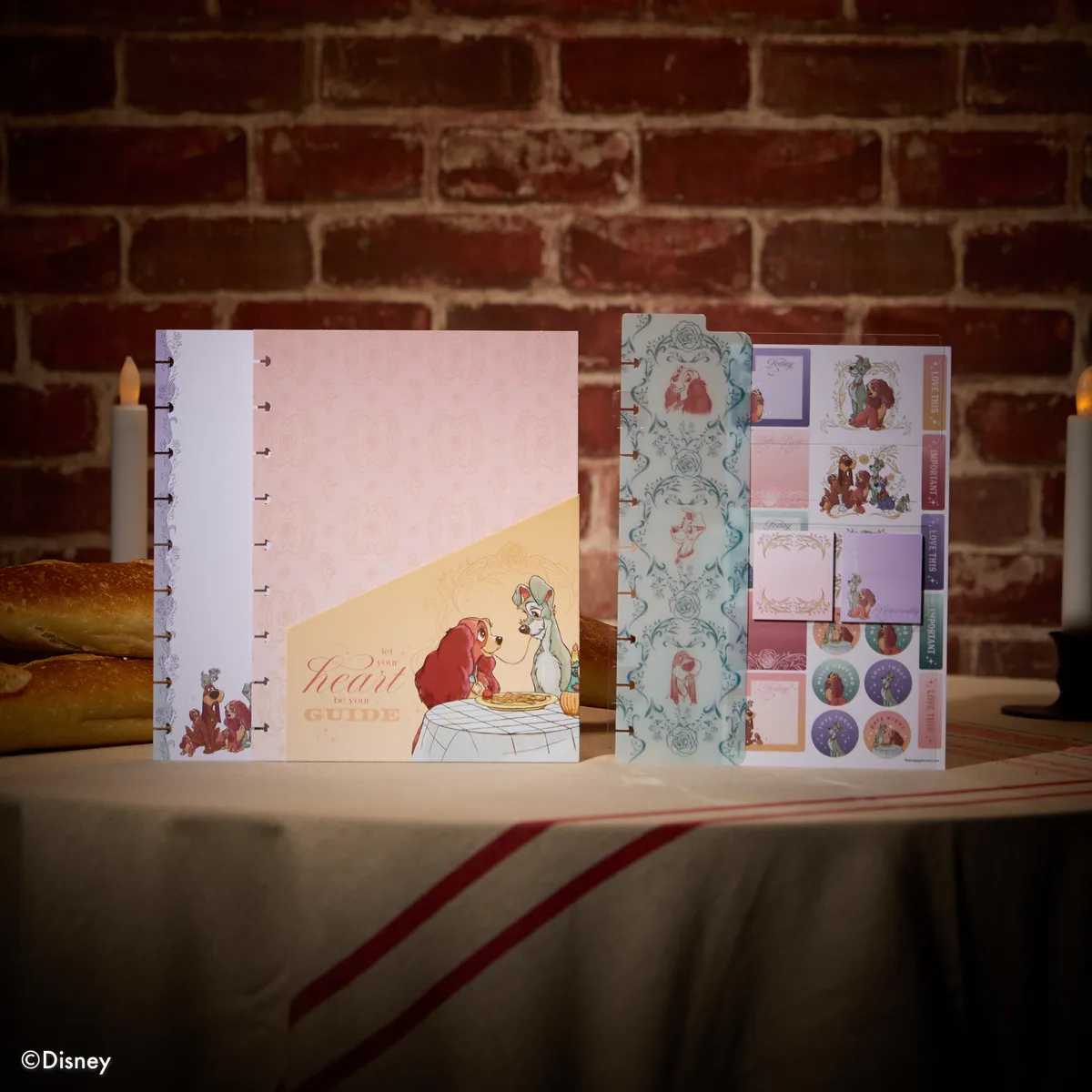 Happy Planner La Belle et Clochard pack accessoires Classic