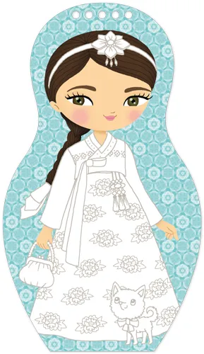 Frigobloc Minimiki Minji en Corée du Sud carnet créatif stickers