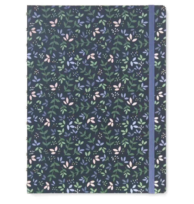 Filofax Garden carnet A4 Dusk rechargeable ligné