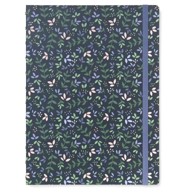 Filofax Garden carnet A4 Dusk rechargeable ligné