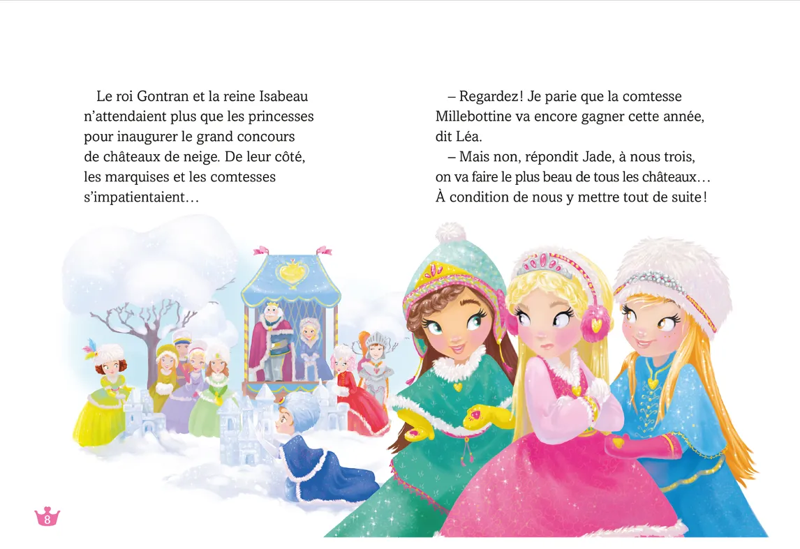 Frigobloc Une deux trois Princesses Monstre des neiges roman 6 ans
