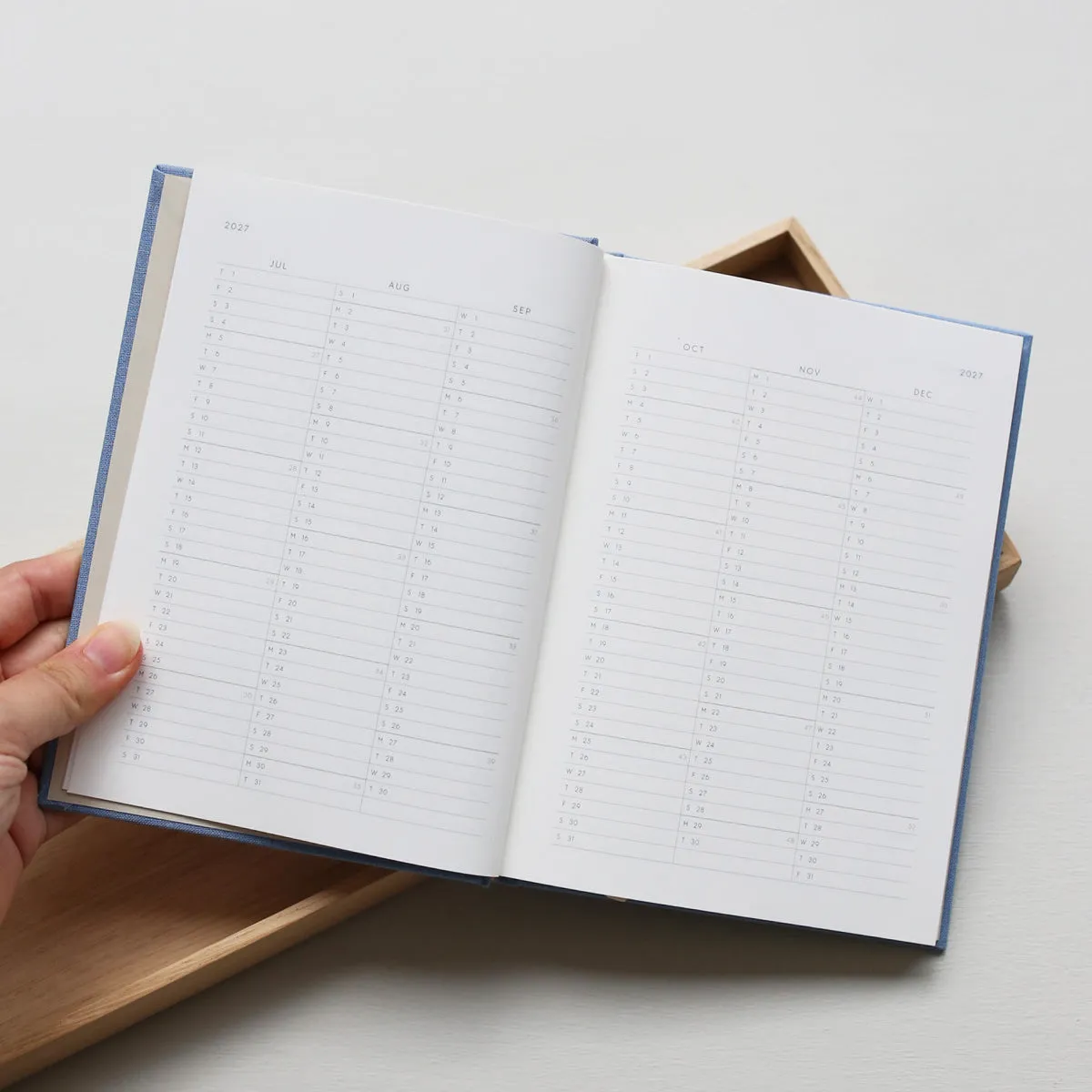 Kartotek Notebook Calendar 2027 agenda semainier anglais