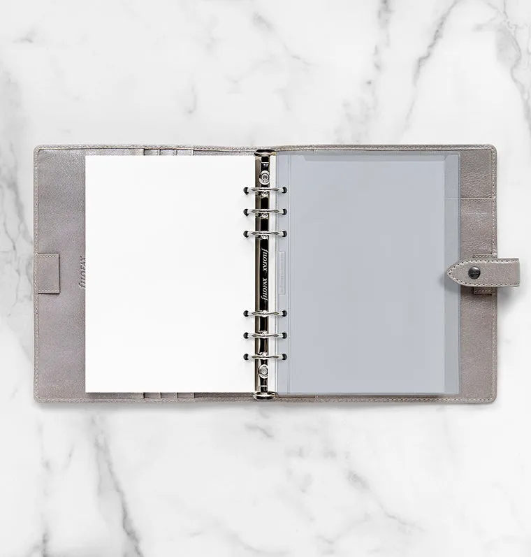 Filofax pochette transparente A5 ouverture haute