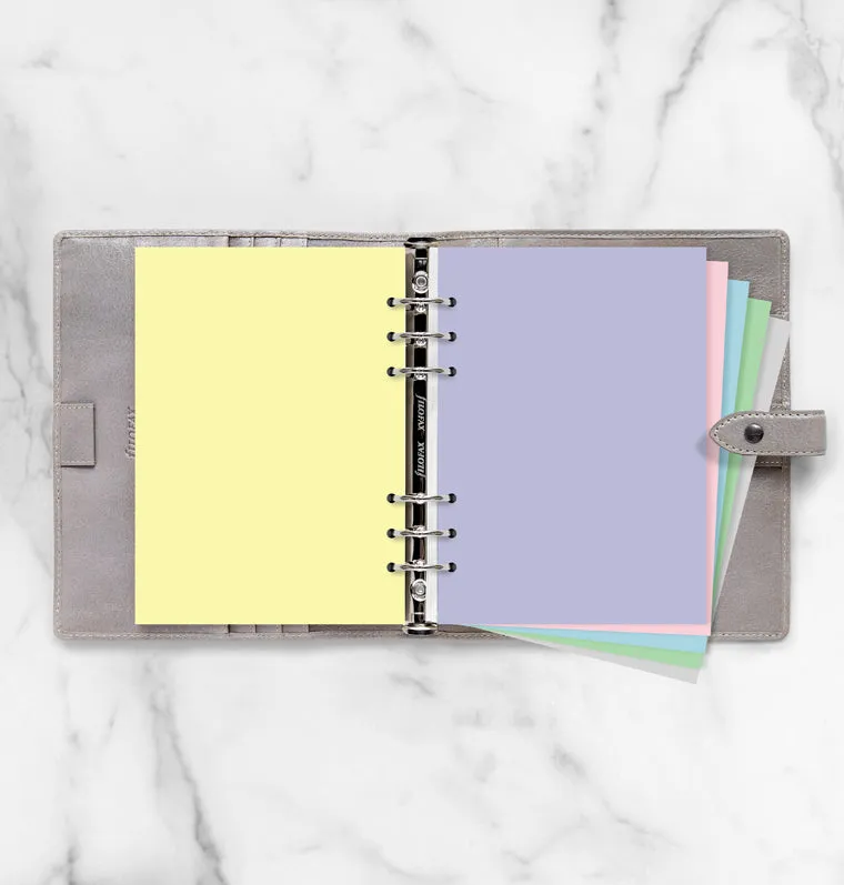 Filofax Pastels recharge papier A5 neutre pastel notes