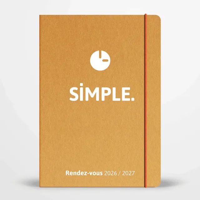 My365 SIMPLE Rendez-vous agenda semainier 2026-2027