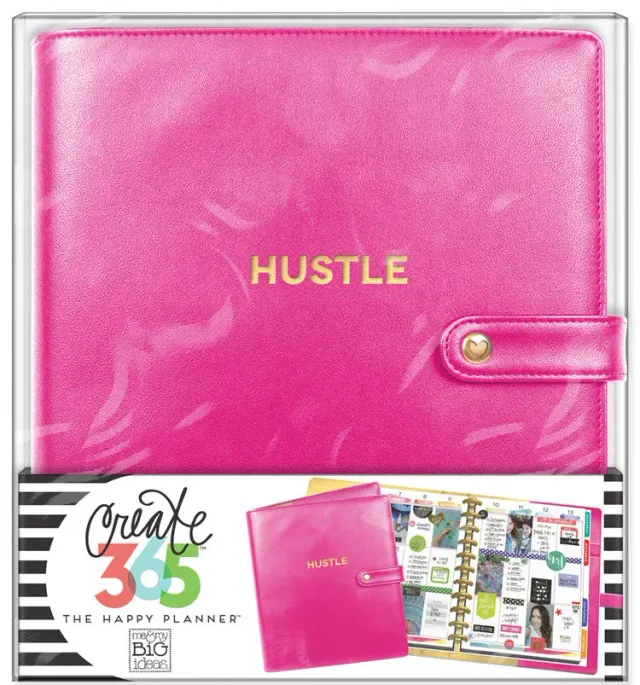 Happy Planner housse Deluxe Berry Big rigide à bouton