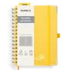 Poprun WH145S carnet quadrillé A5 spirale jaune clair
