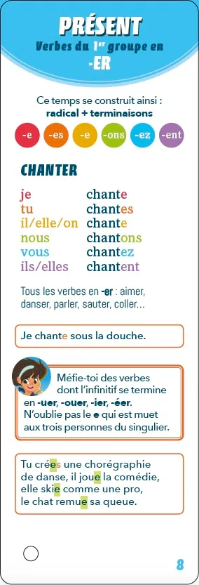 Frigobloc Les Incollables Mes super jeux conjugaisons 8-12 ans