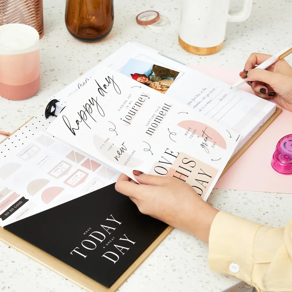 Happy Memory Keeping Love This Moment recharge Big journal