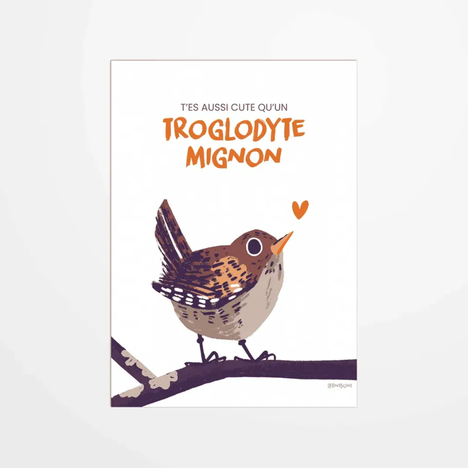 My365 Tinibuni Trop mignon carte postale