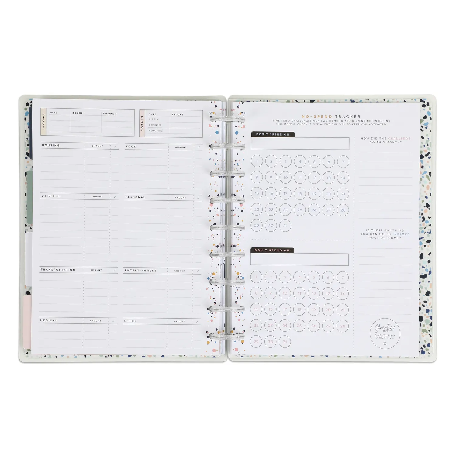 Happy Planner Save Now Spend Later journal budget Classic