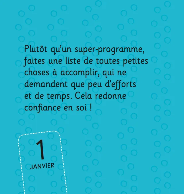Frigobloc 365 Idées positives mini calendrier positif