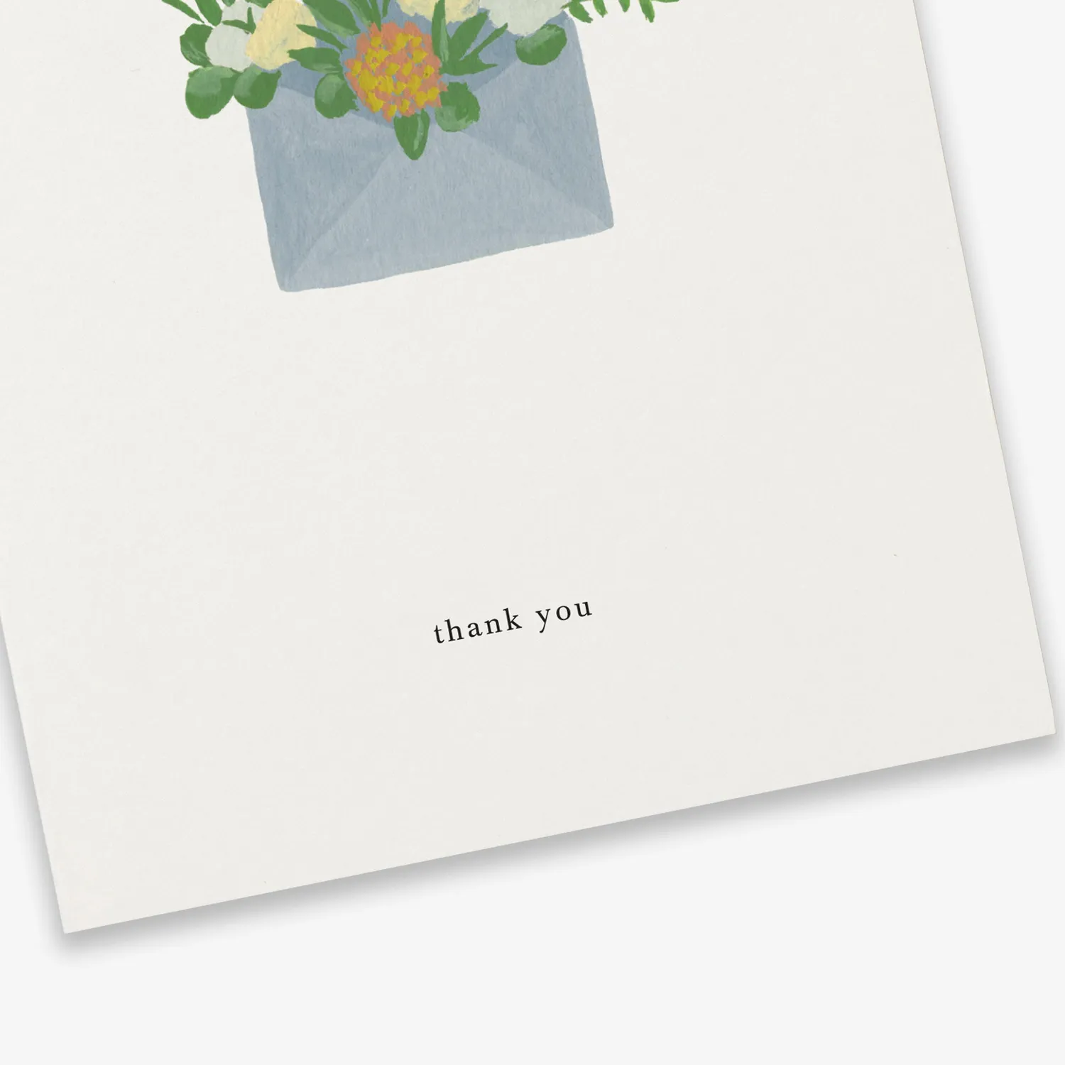 Kartotek Flower Envelope carte merci fleurs enveloppe